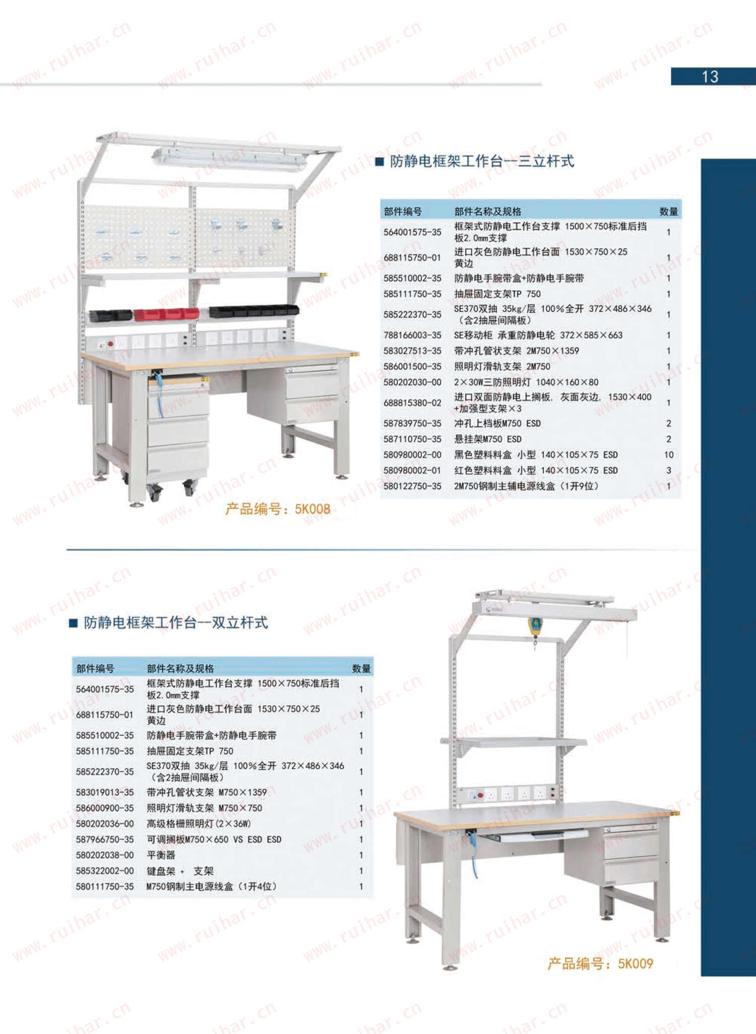 固定式防靜電式作臺(tái)，SEG-04-A，SEG-04-B，SEG-04-C，SEG-04-D,森億